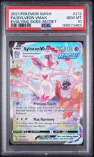 2021 Pokemon SWSH Evolving Skies Sylveon VMAX #212/203 PSA 10 GEM MINT picture
