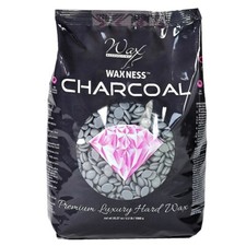 Waxness Charcoal  Premium Luxury Hard Wax Beads Rosin Free 2.2 lb Made in Italy picture