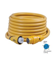 Marinco CS504-50 EEL 50A 125V/250V Shore Power Cordset - 50' - Yellow EVSh5 picture