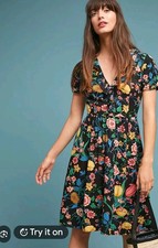 Anthropologie Maeve Bloedel Floral Shift Dress Size US size 14 picture