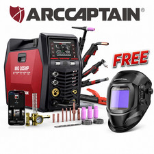 ARCCAPTAIN MIG205MP MIG Welder 9 IN 1 iControl APP Control with Welding Helmet picture