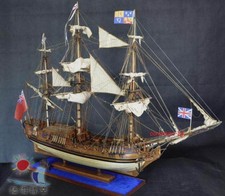 1/30 Royal Caroline Wooden Ship Model Kit Full Rigging Boxwood Carving DIY Set picture