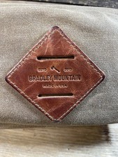 Bradley Mountain Dopp Kit Bag Waxed Canvas - Field Tan FAST SHIPPING picture