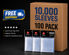 10,000 Homthy Soft Penny Card Sleeves 2.5x3.5 Pokemon MTG Sports Card Protectors picture
