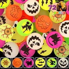 72 PCS Halloween Bouncy Balls, Glow in The Dark Bouncing Balls Eyeballs picture