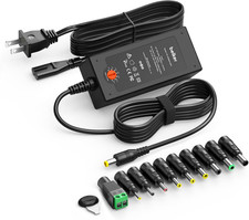 Belker 45W Universal 5V 6V 7.5V 9V 12V 13.5V 15V Power Supply with 10 Tips | AC picture