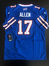 Nike Men's On Field Josh Allen #17 Buffalo Bills Blue Jersey Size MEDIUM NWT picture