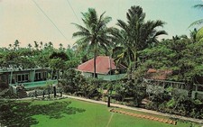 Apia Western Samoa Aggie Greys now Sheraton Historic Hotel Vtg Postcard 22A picture
