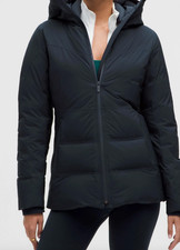 NWT BRAND NEW Lululemon StretchSeal Sleet Street Jacket Size 6 True Navy Puffer picture