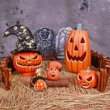 1Pc Halloween Pumpkin Lantern Light Decorative Prop Outdoor Party Home Decor picture