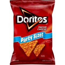 Doritos Nacho Cheese Tortilla Chips 14.5 oz Large Party Size Bag Snack picture