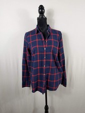 J.Crew Plaid Button-Down Shirt – Navy/Red picture