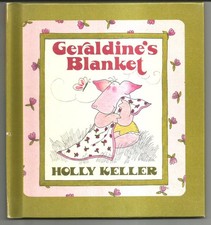 Vintage Children's Book GERALDINE'S BLANKET Holly Keller HARDCOVER Pig picture