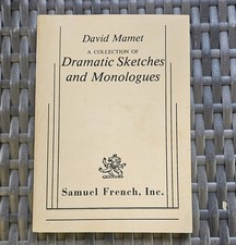 A Collection of Dramatic Sketches and Monologues by David Mamet 1985 VG PB picture