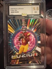2025 Panini Luminance Jayden Daniels Fuzion #15 Washington Commanders picture