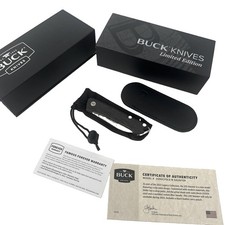 Buck Knife 250 Saunter Slipjoint Folding Limited Legacy Collection Blk USA - New picture