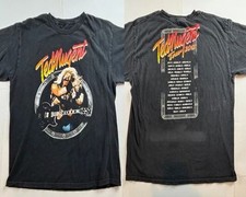 Ted Nugent Concert Tour Black Unisex Heavy Cotton T-Shirt Full Size picture