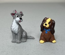 1982 Bully LADY AND THE TRAMP Bullyland PVC Disney Figure Lot Made in Germany picture
