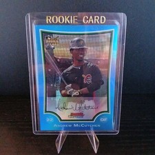 2009 Bowman Chrome - Andrew McCutchen #178 Blue Refractor /150 picture