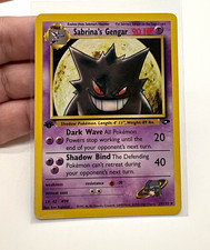 Pokemon 1st Edition Sabrina's Gengar 29/132 - Gym Challenge Rare picture