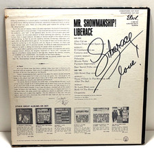 Liberace- Mr. Showmanship SIGNED COPY Gorgeous Signature from this Legend picture