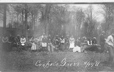 J46/ Lexington Cooper's Grove Tennessee Postcard RPPC c1910s Gathering 182 picture