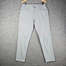 Lululemon ABC Pants Mens 30 Grey Slim Fit Warpstreme Commuter Performance Chino picture
