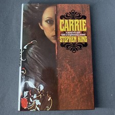 Carrie By Stephen King Hardcover With Dust Jacket Doubleday Book EUC picture