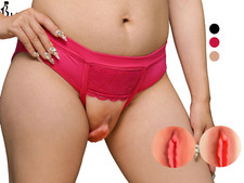 BIMEI Fake Vagina Brief,Men‘s Underwear Camel Toes Panty Transgender,Drag Queen picture