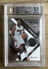 2010-11 Prestige Prestigious Pros Dwyane Wade #29 Platinum Patches BLACK /25 picture