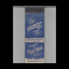 Matchbook Cover Dairy Maid Ice Cream Neches Creamery Co. picture