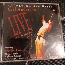 CARL ANDERSON Live At Agape CD NEW FACTORY SEALED  Freddie Ravel mo picture