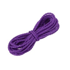 5.47 Yards 3mm Dia PU Braiding Leather Cord String for DIY Crafts Purple picture