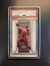 2005-06 Upper Deck Exquisite Collection Lebron James SSP #/225 #6 PSA 9 GOAT💎 picture