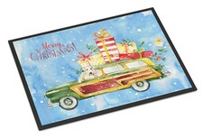 Caroline's Treasures CK2428JMAT Merry Christmas Wheaten Terrier 24x36 Front picture