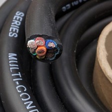 Per foot 12 GAUGE AWG GA RAW PA DJ PRO AUDIO SPEAKER CABLE 8 Core Conductor Wire picture