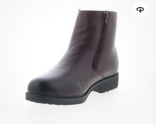 Propet Troy MBA005LBR Mens Brown Leather Zipper Casual Dress Boots Men 9 M picture