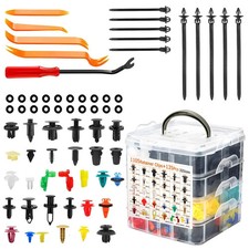 1240Pcs Car Retainer Clips Kit 32 Sizes Bumper Fender Door Panel Fasteners picture