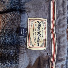 Flag & Anthem Men's Allendale Vintage Washed Flannel Long Sleeve Shirt Blue... picture
