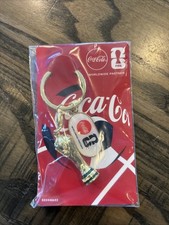 Authentic Coca Cola FIFA World Cup 2026 Trophy Keychain Coke Collectible USA picture