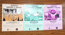 TSR DUNGEONS & DRAGONS ADVANCED ADVENTURES MODULES D1 D2 D3 COMPLETE MODULE SET  picture