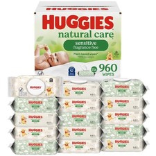 Huggies Natural Care Sensitive Unscented Baby Wipes picture