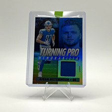 Panini 2022 Zenith Turning Pro Memorabilia Aidan Hutchinson Lions RC MEM #TPM-12 picture