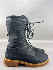 Timberland Jayne Gaiter Womens Boots Black Nubuck TB0A1URS Size 10 picture