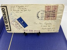1942 APO, 1st Lt. Paul A., Marine Corps writes home from UK, in training for N.A picture