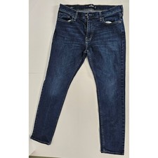 Hollister Epic Flex Skinny Jeans Mens 34x30 Dark Wash Blue Denim picture