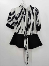 Pre-Owned Gracia Black Size Medium Blouse picture