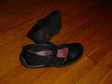 Vintage Born Womens Black Leather Mary Jane Shoes Size 7.5 M Nice picture