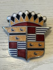 Original 1948-49 Cadillac Crest Trunk Emblem  picture