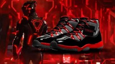 Jordan 11 Red 'Tron Ares' Men's Size US 7-12 picture